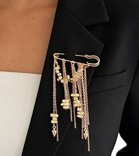 Fashion Tassel Brooch Pin