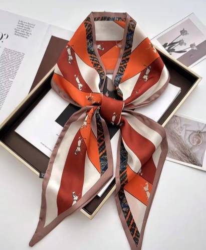 Belt ,Neck/Hair Tie-  Orange Multicolour