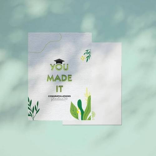 You Made It Card
