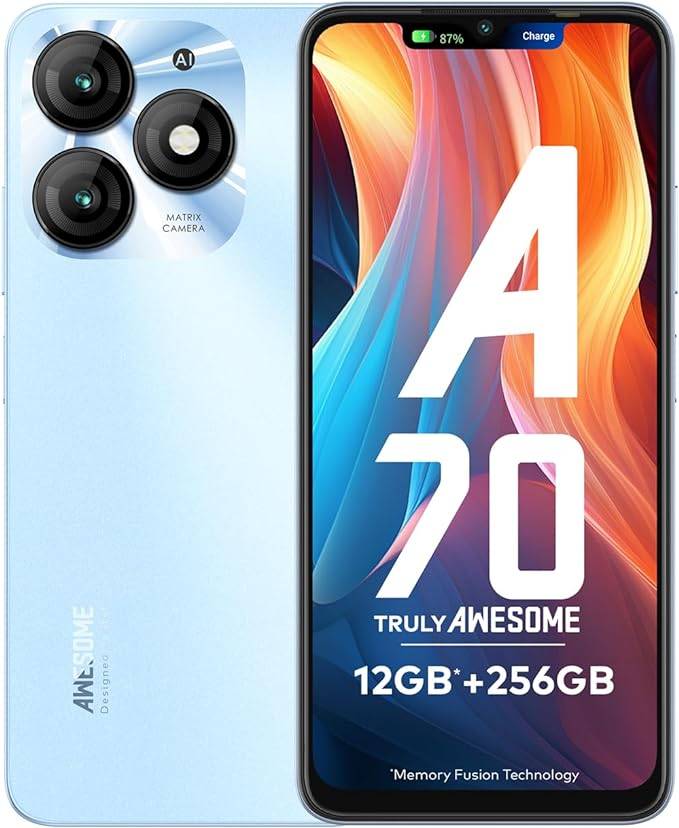 ايتل A 70 ازرق  ,256 جيجابايت, 4 رام, 4G