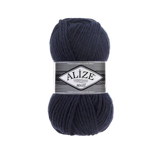 Alize wool yarn : 100 m :   Navy 