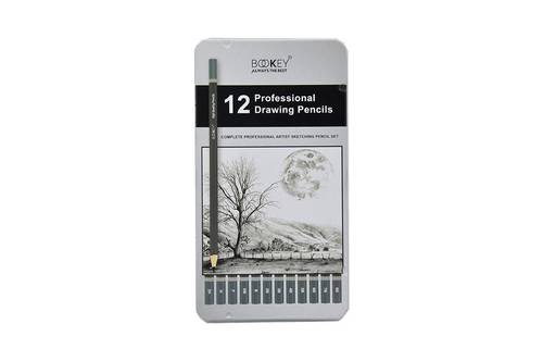 Drawing pencils: set of 12 pcs 