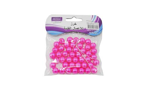 Arts & Crafts beads :  pink  