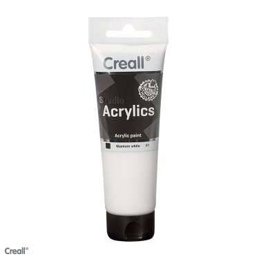 Creall - الوان اكريليك : tatanium white 