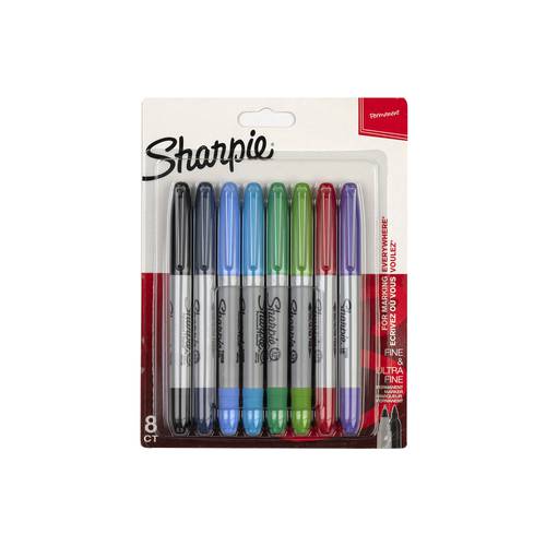Sharpie Permanent Marker : Set of 8 colors  