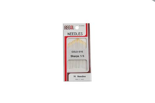 SEWING NEEDLES : DIFFERENT SIZES 5/10  : 16 PCS 