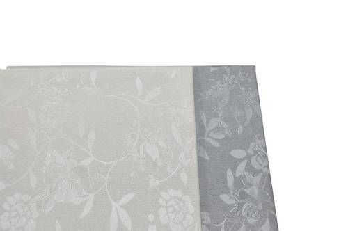 made-up flowred leather size 50 X 70 cm  - shades of grey 