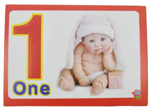 Educational tools: English numbers learning cards with pictures : 1-20