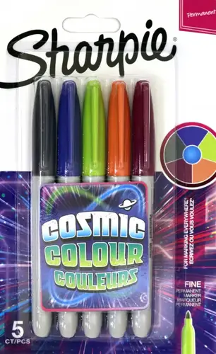 Sharpie permanent markers set : 4 colors 