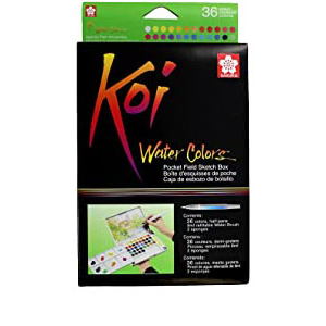Koi watercolor : 36 colors