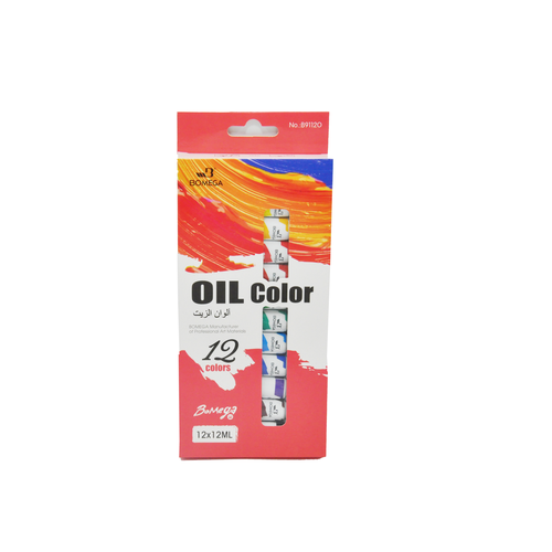 Bomega oil colors : 12 colors 