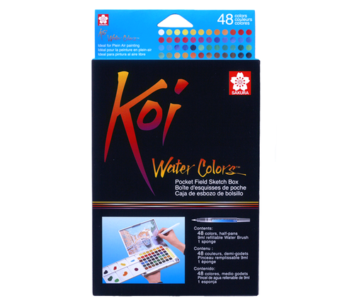 الوان مائية Koi : ١٢ لون 