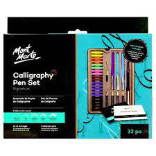 MONT MARTE :CALLIGRAPHY PEN SET : 32 PCS 