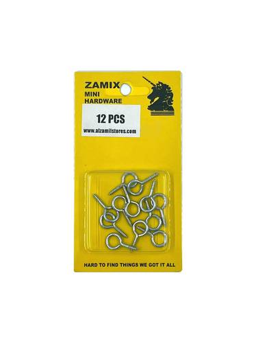 screws eye hock - 1 inch 12 pcs
