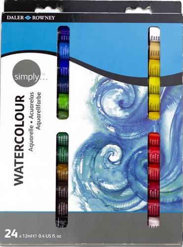 Daler Rowney watercolor 24 color - 12 ml 