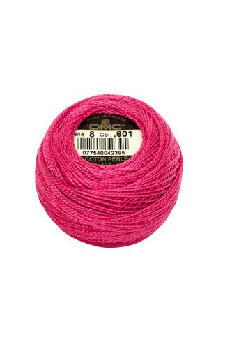 DMC perle cotton size 8 / shades of pink 