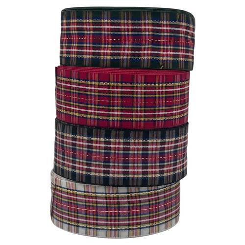 multi-option checkered ribbon