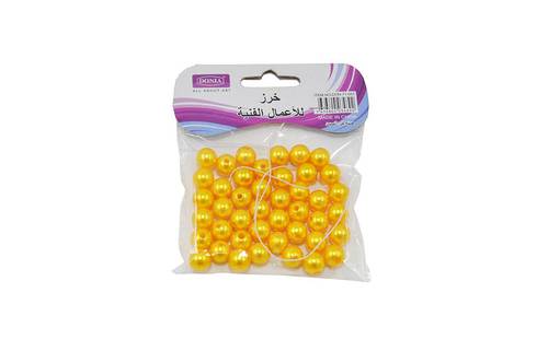  Arts & Crafts beads :  yellow 