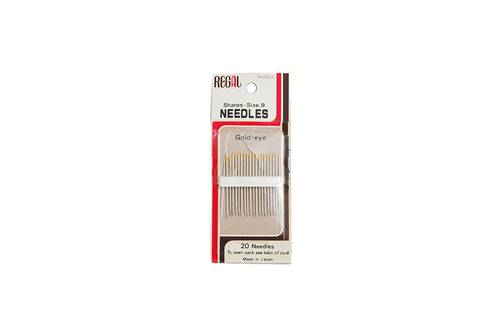 REGAL : NEEDLES : SIZE 9 : 20 PCS 