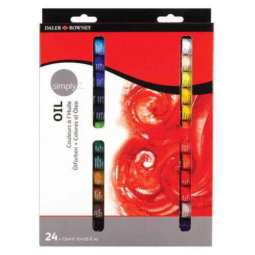 Daler Rowney oil color - 24 colors 