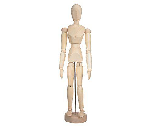 donia : wooden manikin  : 14 cm 