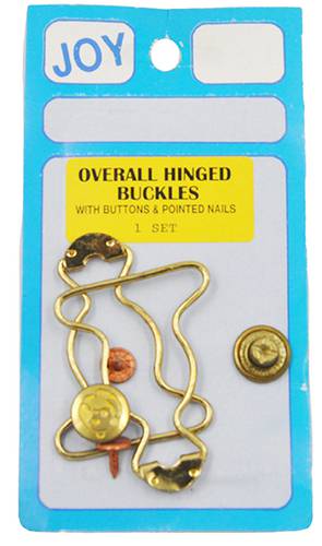 OVERALL HINGED BUCKLES : GOLD