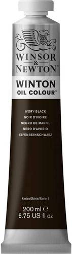 Winsor&Newton : oil color : Ivory black :  200 ml 