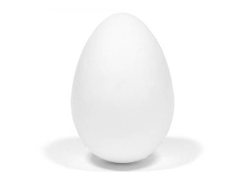 Styrofoam Egg: 1pcs : 9 cm