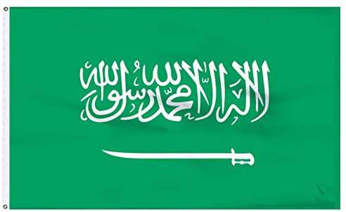 علم السعوديه : 90x150 سم 