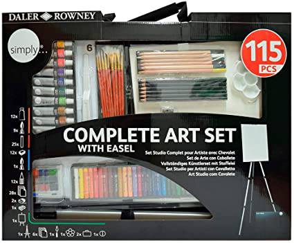 Daler Rowny : art easel studio set : 115 pcs