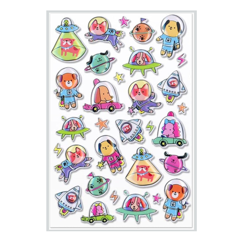 Space Stickers: Multiple Options