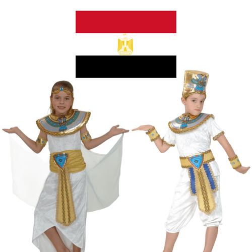 ازياء الشعوب للاطفال : زي تنكري فرعوني 