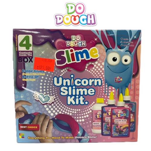 DO DOUGH SLIME: wonderful set for making slime: contains 4 packages