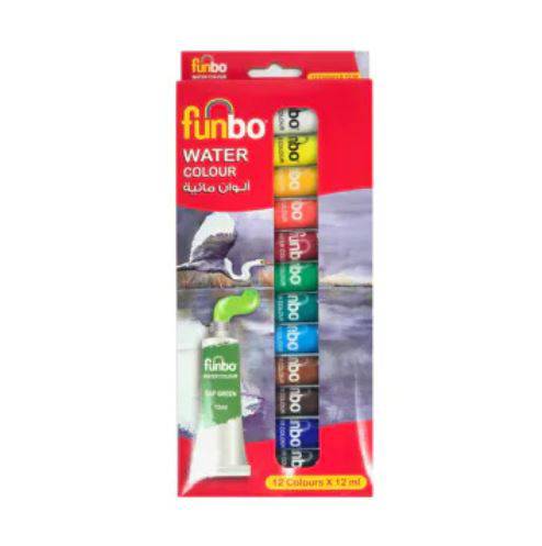 Funbo watercolor 12x12 ml 