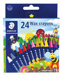 STAEDTLER : WAX CRAYONS : 24 PCS 
