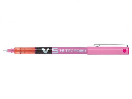 Hi-Tecpoint V5 - Liquid Ink Rollerball pen - pink