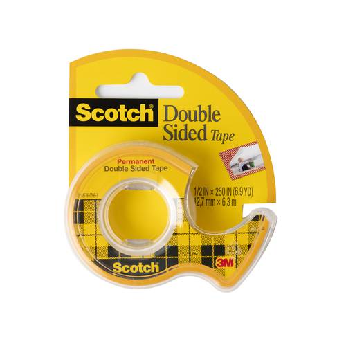 Double sided  tape : 3M 1l2 INCH