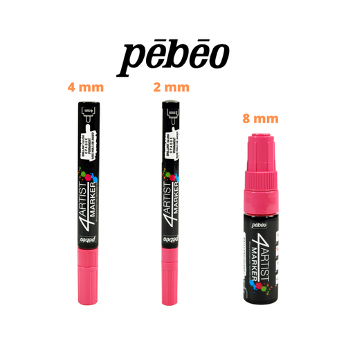 pebeo: 4ARTIST MARKER: Oil Based Markers :Available in different Colors and Sizes