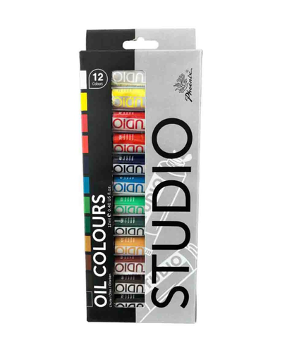 PHOENIX oil: Color Paint Set: 12 Tubes