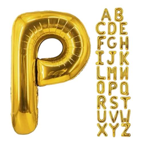 Helium Letter Balloons: Gold Color: 42inch