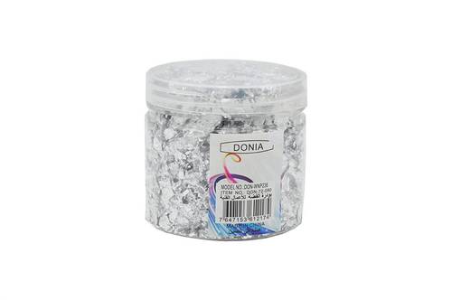 Foil Flakes :  Silver