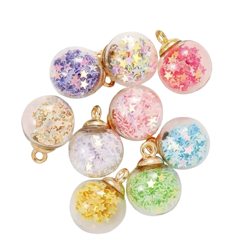 Colorful crystal glass ball pendants :Multiple options