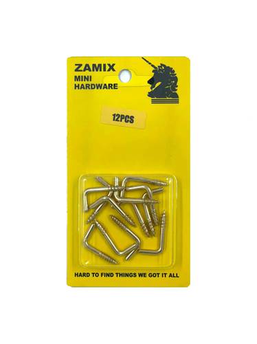 L shape gold screws - 12 pcs - 1 inch 