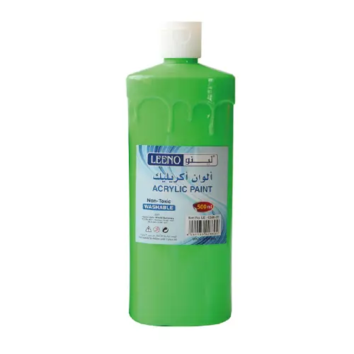 Acrylic colors LEENO - bright green - 500 ml