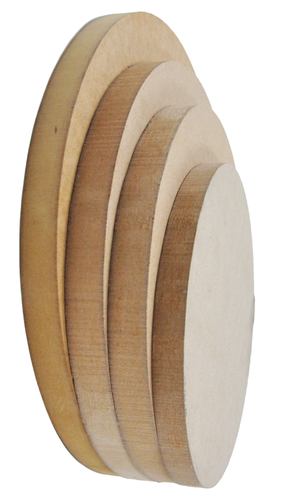 Rounded wood planks - 18 MM : available in different sizes 
