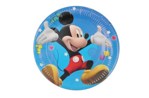 ( Mickey mouse party supplies( table cover ,cups ,masks ,plates ,forks ,Whistles, napkins 