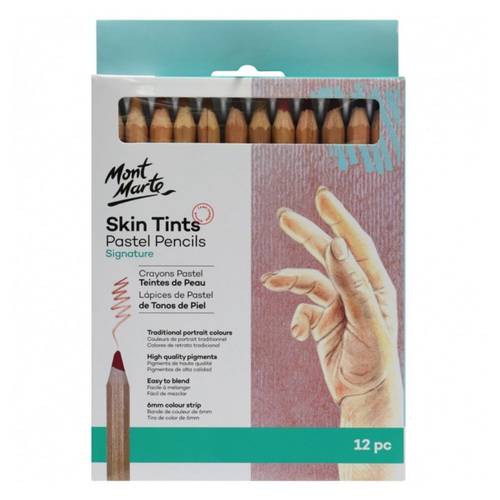 Mont marte skin colours pencils 12 piece