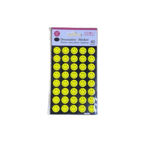 Smiley Face Sticker Set: Multiple Options