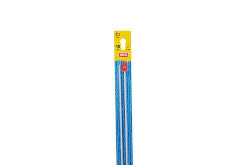   knitting needle : 40 cm : 2.5 mm   