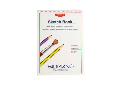 Fabriano sketch book : 30 x 42 cm : 180 gm : 14 sheets